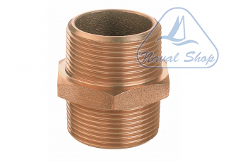  Nipple doppio in bronzo nipple 3/8" bronzo 1433022