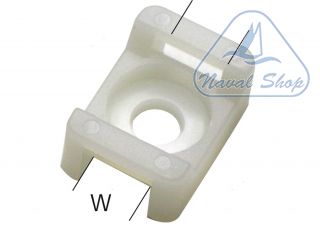  Supporti a sella per cavi supporto sella cavo 4,8x3,7mm 100pz 2154900